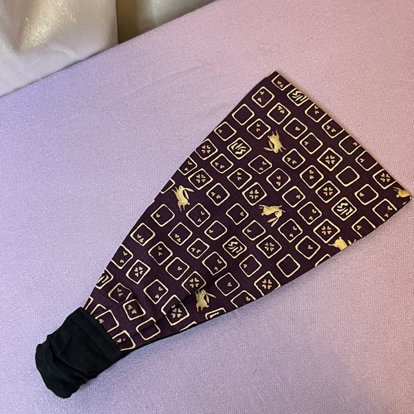 Handmade headband with Japanese style fabric. Set of 5 - Picture 3 of 7